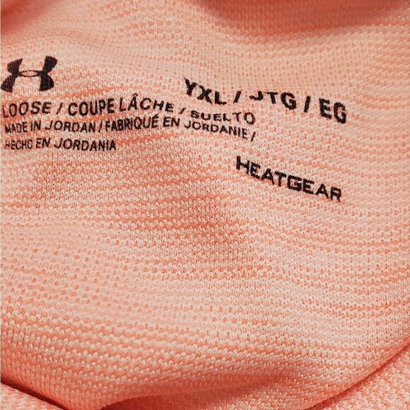 Under Armour Orange & Blue Long Sleeve Hooded T-Shirt - Picture 7 of 9